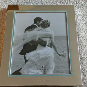 Kate Spade silver 8x10 photo frame